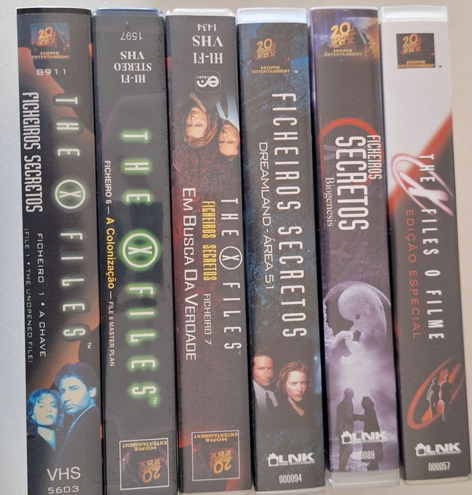 Cassetes Vhs Star Wars e X Files