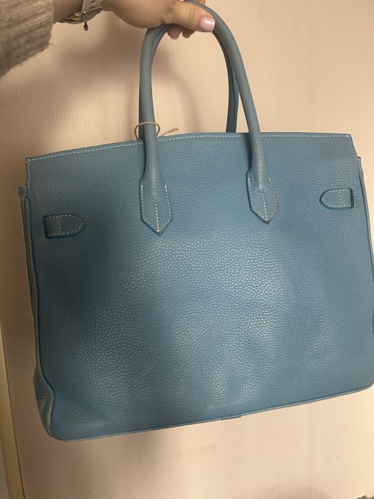 Сумка в стилі Hermes з шкіри