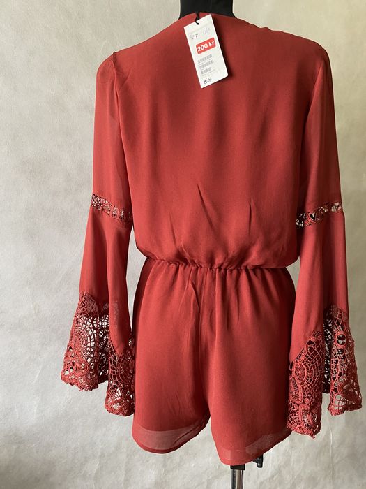 Piękny koronkowy kombinezon krótki H&M 34