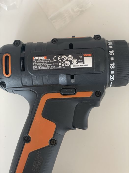 Worx wx100 wkretarka wiertarka zestaw + akumulator