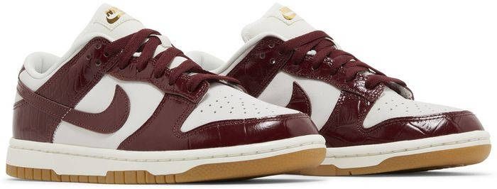 Кросівки жіночі, Nike Dunk Low LX «Team Red Croc»