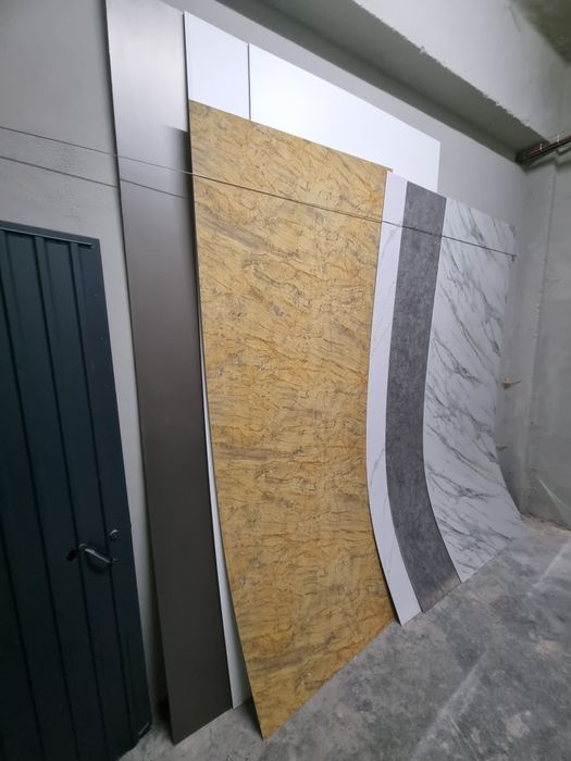 PVC  Folha UV - Mármore Amarelo