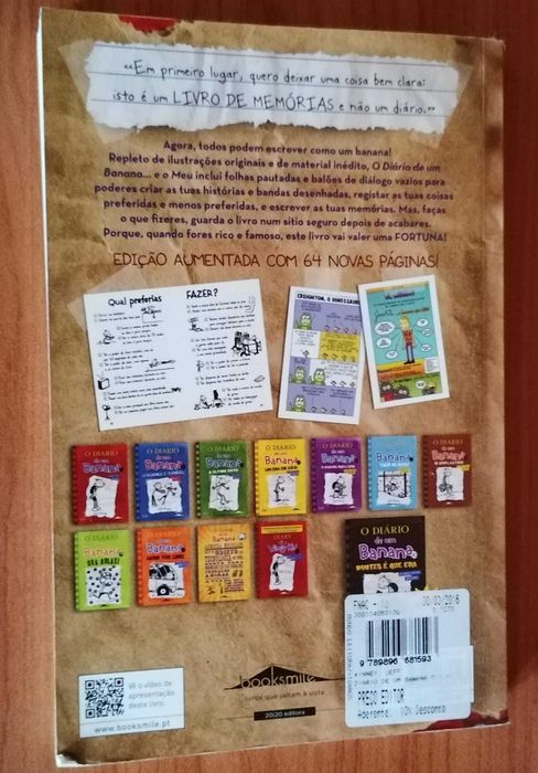 O Diário De Um Banana 1 / ... E o Meu - Jeff Kinney - 2 livros