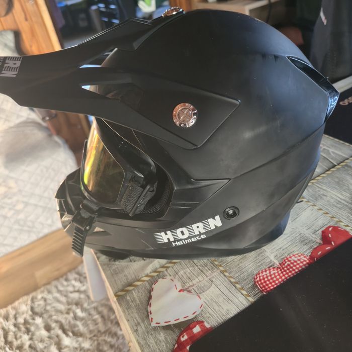 Kask rowerowy lub Motorowy