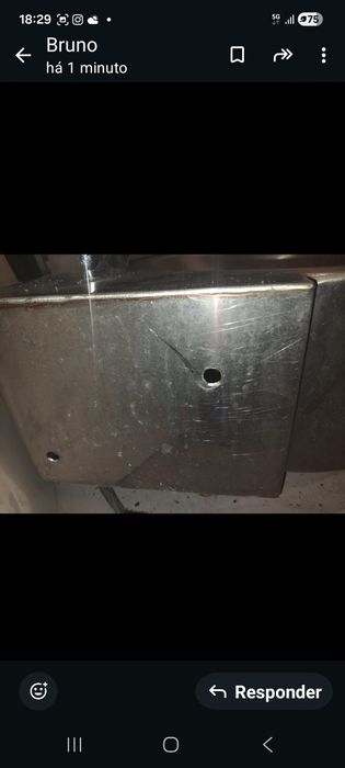 Lavatório canto inox