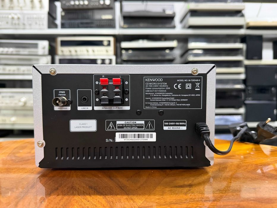 Wieża Kenwood M-725DAB-S (Bluetooth, AUX, CD, Radio, USB)  Audio Room