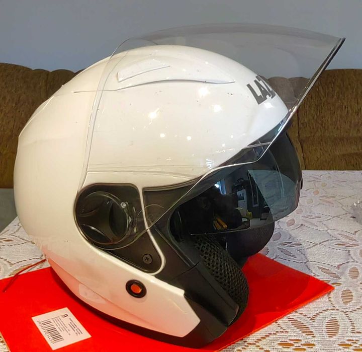 kask otwarty LAZER z blendą