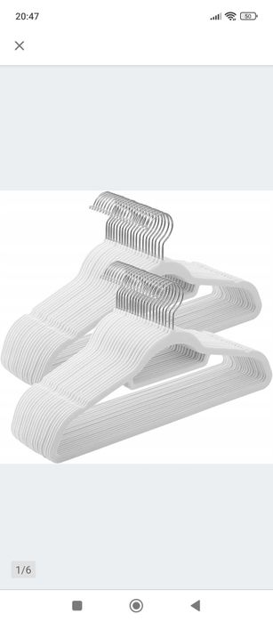 Wieszaki drewniane 40 szt.