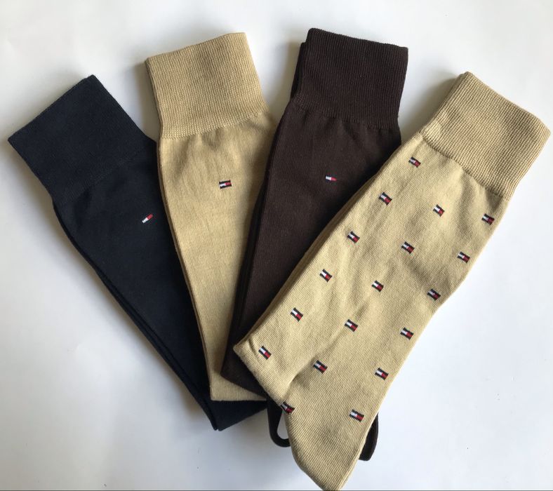 Skarpetki męskie garniturowe TOMMY HILFIGER 4 pak