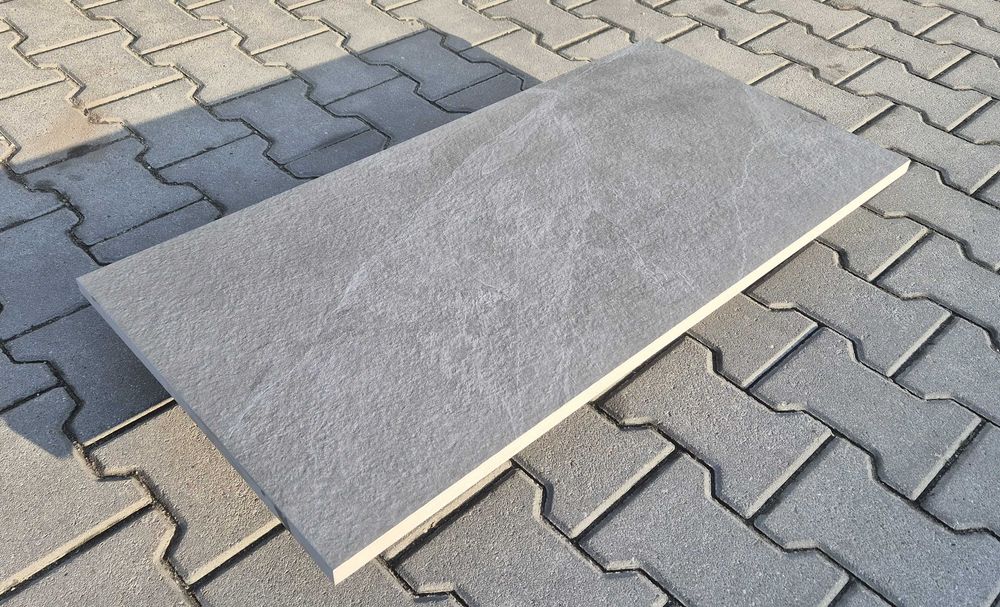 NOWOŚĆ Płytki/Płyty Tarasowo Chodnikowe Ard Black 45x90x2 cm G.2