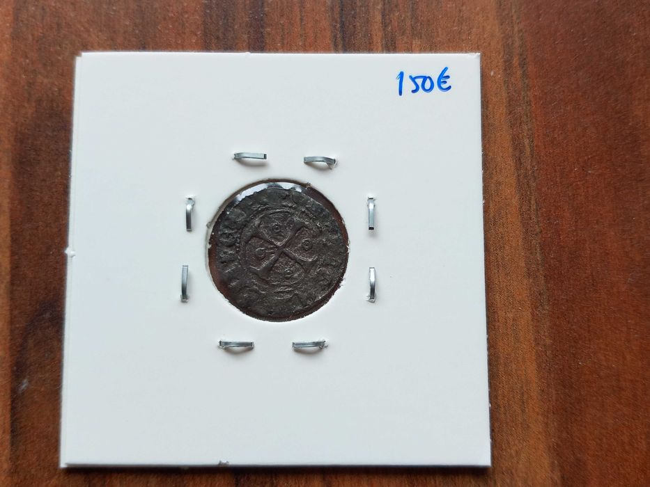 Moeda 1/4 Real Cruzado D. João I - Lisboa