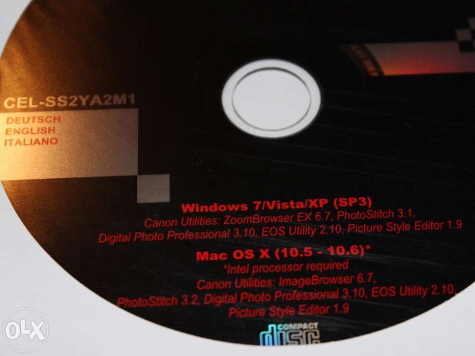 Canon EOS 600D CDs (cs/hu/pl/sk)64575237631107122