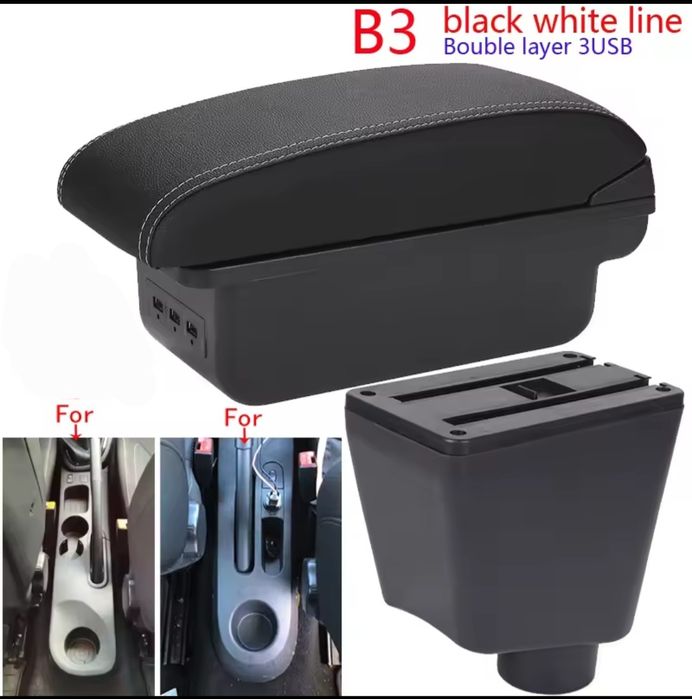 Podłokietnik samochodowy do Renault Clio 4 usb