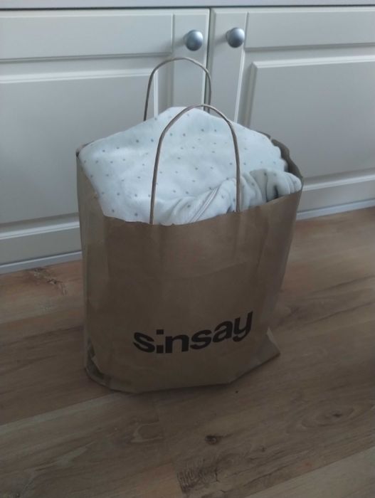 Bujaczek Bright Starts + ubranka chłopięce 62/68