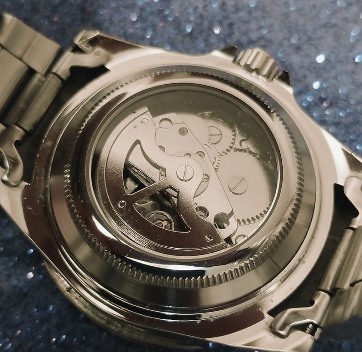 Часы наручные механические Winner Basel Automatic мужские, годинник наручний чоловічий механічний