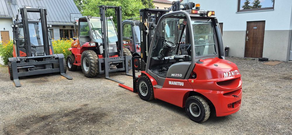 Wózek Widłowy Manitou MI25D - Rok 2018r. - Tylko 1230 mth ! - Diesel - Triplex 5 m - Wolna 4 sekcja - Maszyna jak Nowa