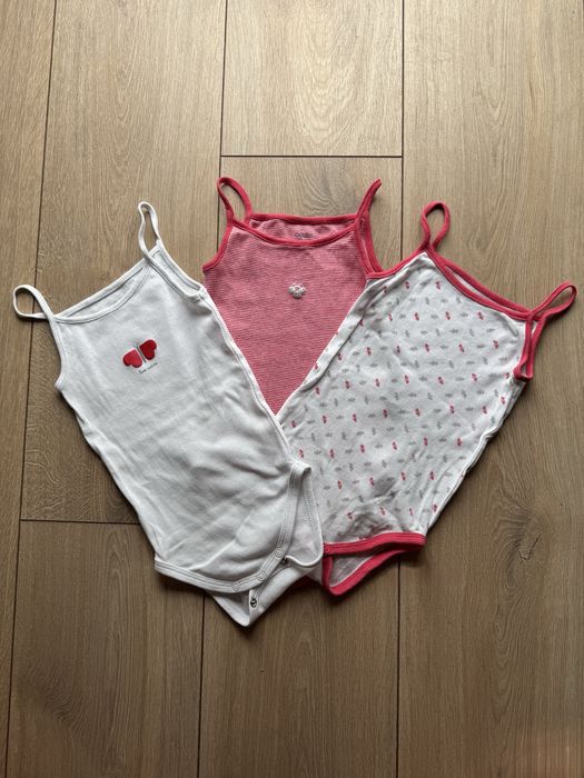 Podkoszulek, body na ramiączkach - obaibi - okaidi - 74-80 - 3 szt.