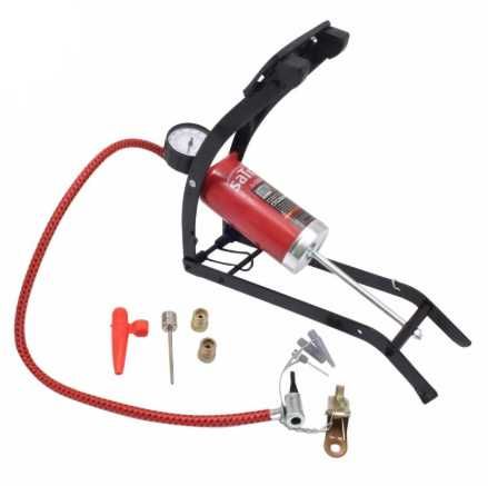 BOMBA DE AR DE PÉ MULTIUSOS C/ MANÓMETRO- REF: S-55BP