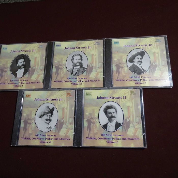 Johann Strauss Jr.-Colecção de 10 CDs