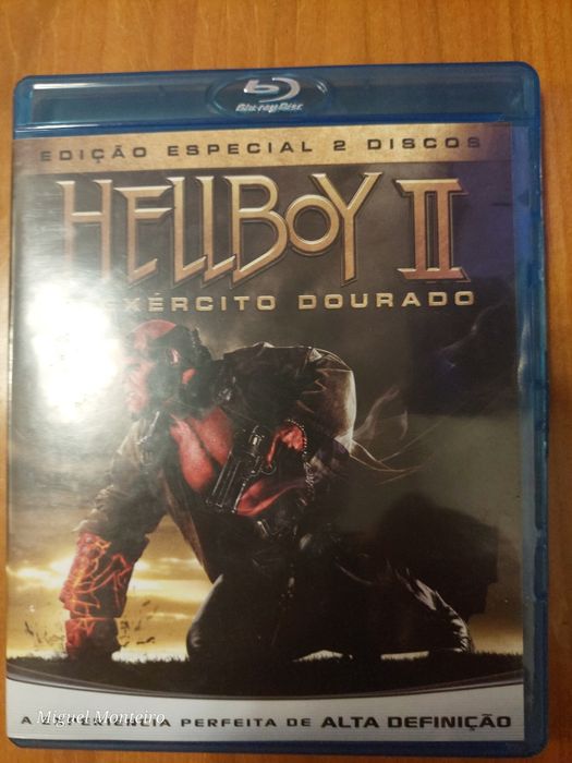 Blu Ray Hellboy 2 O exército Dourado edição 2 discos
