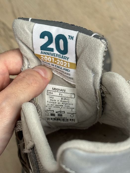 New Balance 991 20th Anniversary 8uk