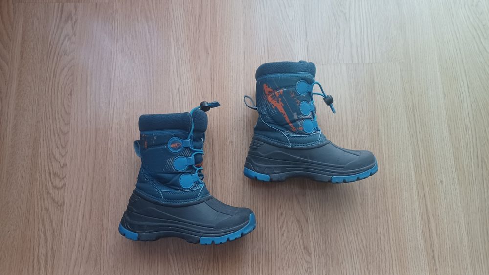 Martes porządne buty zimowe dziecięce 30 niebieskie granatowe czarne