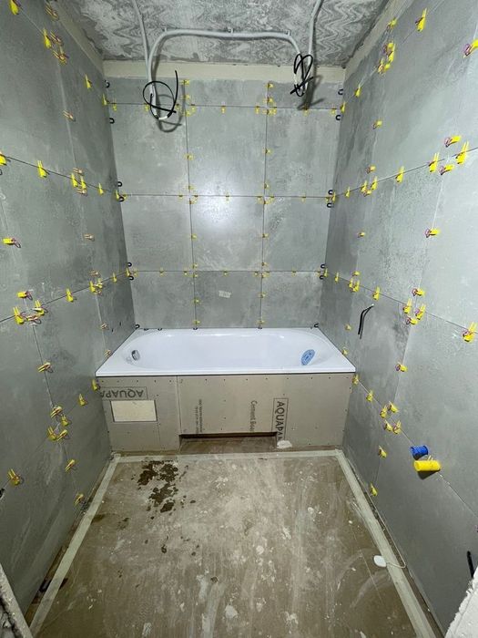 Монтаж плитки стены, пол. Плиточники с опытом. Укладка плитки качестве