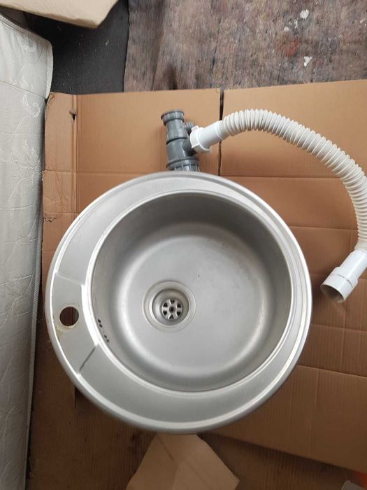 мийка на кухню нержавійка кругла  49 см