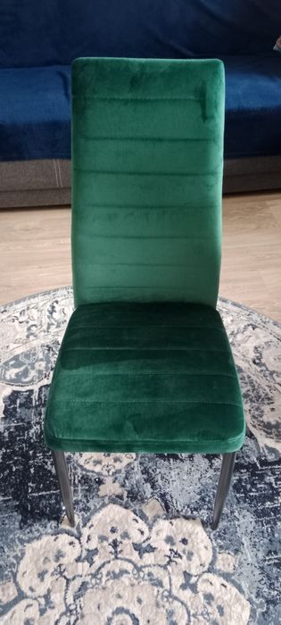 Sprzedam krzesło welurowe zielone
