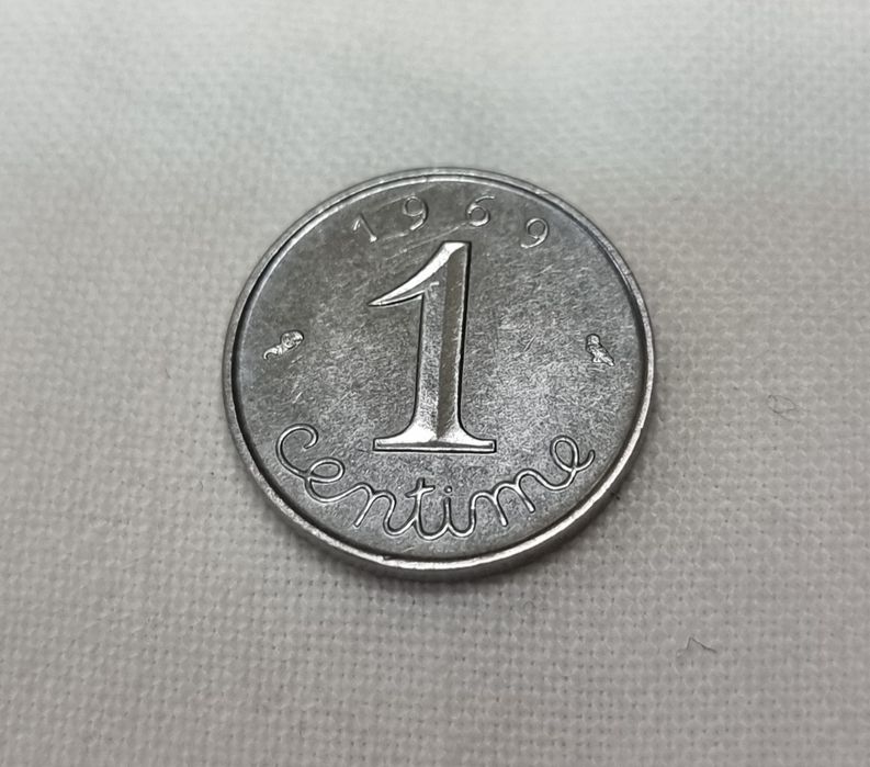 1 centimo Francês de 1969