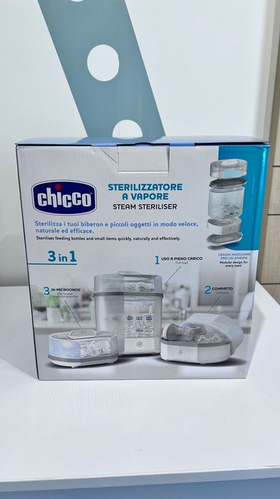 Стерилізатор пляшечок електричний паровий Chicco