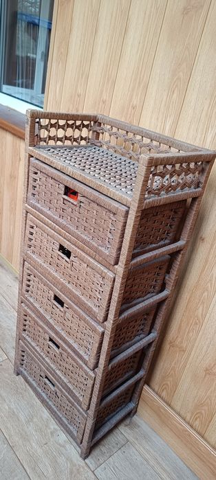 Продам плетеный шкаф