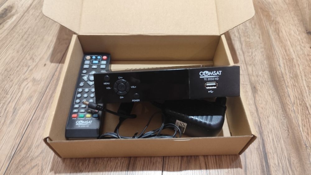 Dekoder Tuner TV COMSAT TE 2050 HD | DVB-T2 / HEVC / H.265 | Stan BDB