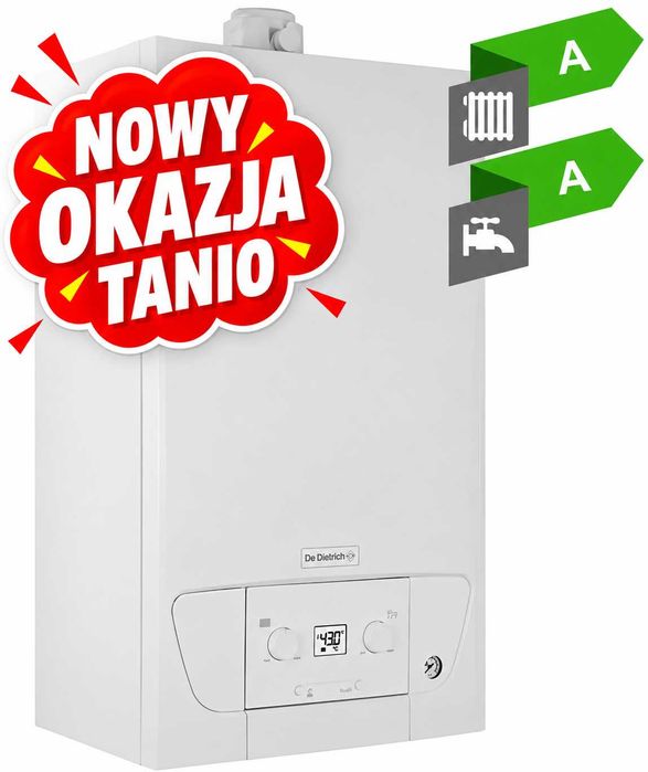 Nowy piec / kocioł De Dietrich – nieużywany – okazja 2500 zł