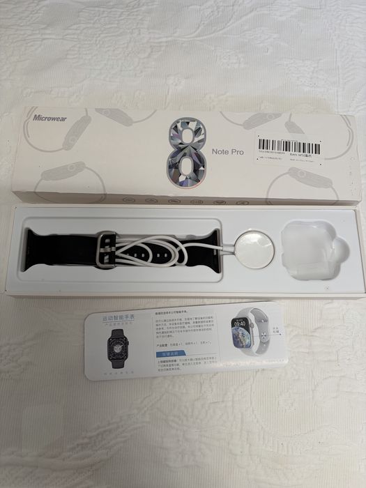 Microwear 8 Note Pro Smartwatch – Caixa Original