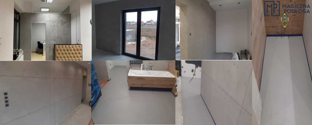 Kamienny dywan Żywica epoksydowa Mikrocement TARAS BALKON SCHODY GARAŻ