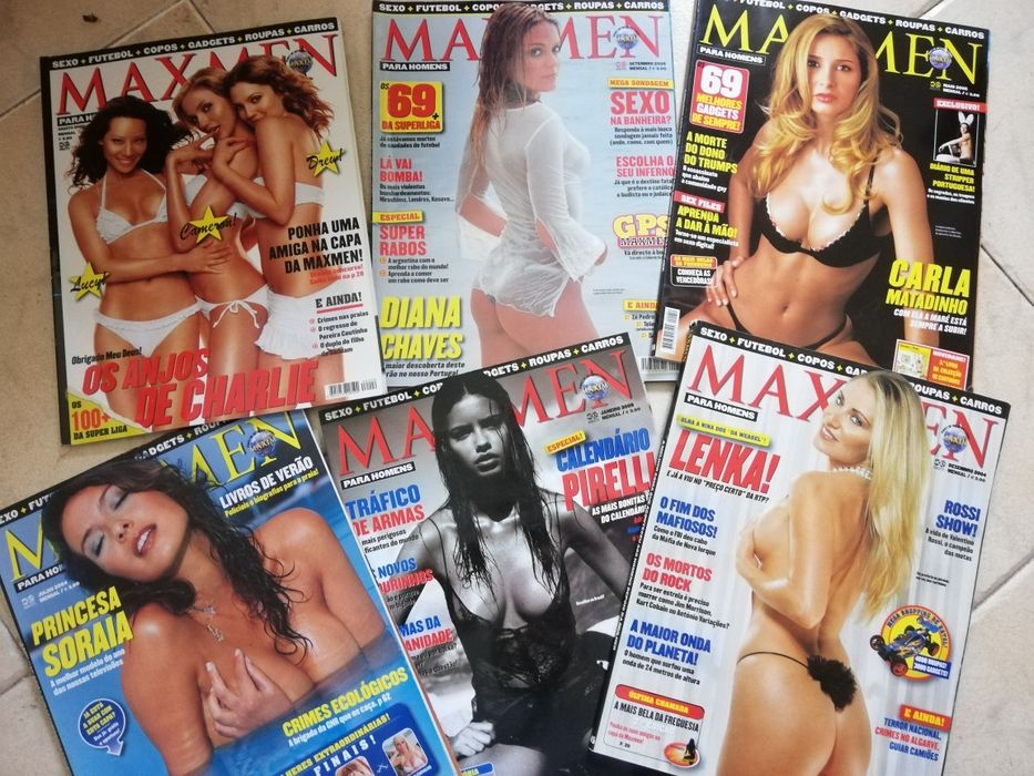 Revistas Maxmen e FHM