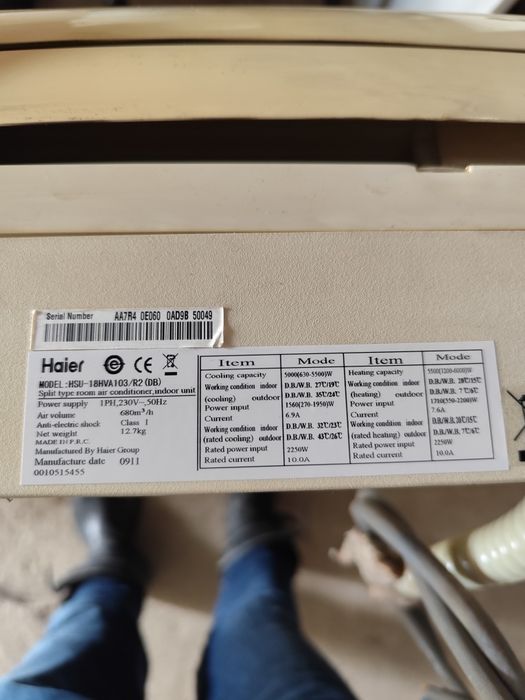 Ar condicionado Haier completo