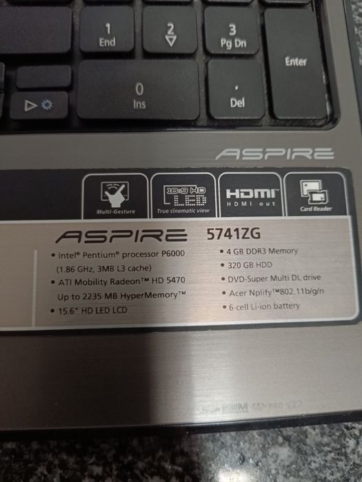 Vendo Portátil Ácer