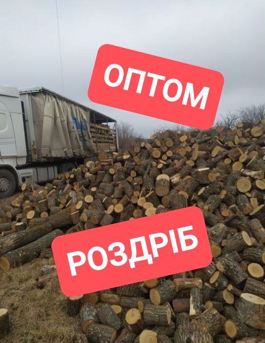 Дрова ОПТОМ та в РОЗДРІБ. Дуб, берёза. Низькі ціни. 3/6/8/25 Ск/м
