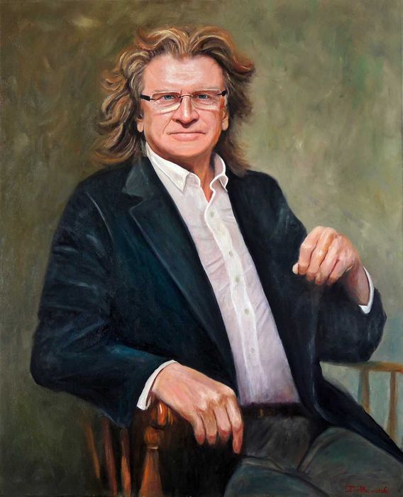 Portret olejny Tomasz Mrowiński portrety na zamówienie