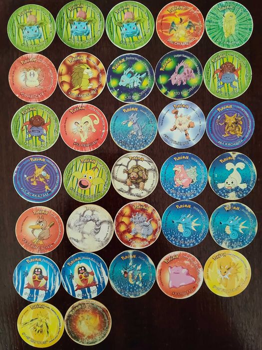 Bundle 101 tazos Pokémon (Matutano)