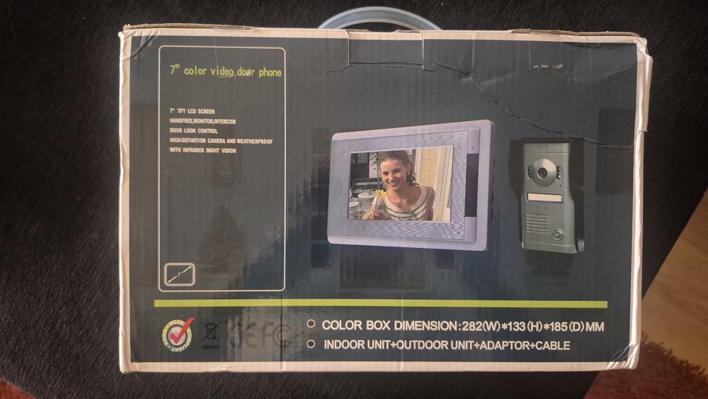 Video porteiro TFT LCD 7