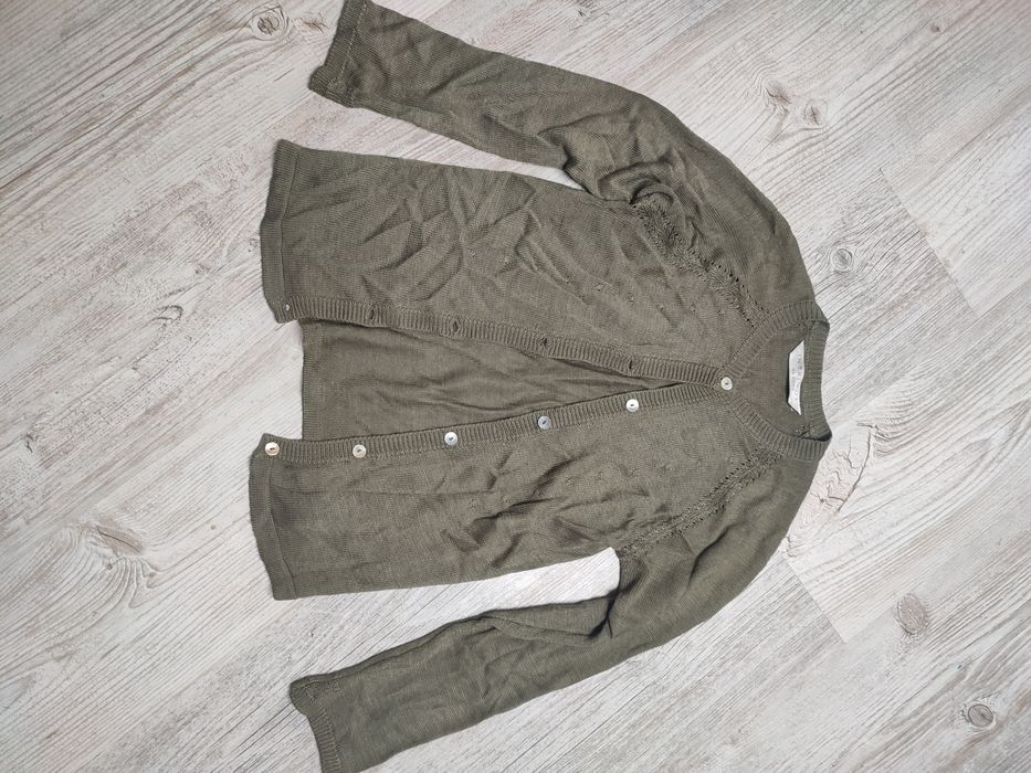 Intrigue Ma Griffe XXS sweterek damski rozpinany na guziki sweter