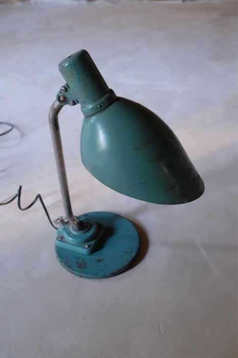 Lampka warsztatowa industrialna PRL
