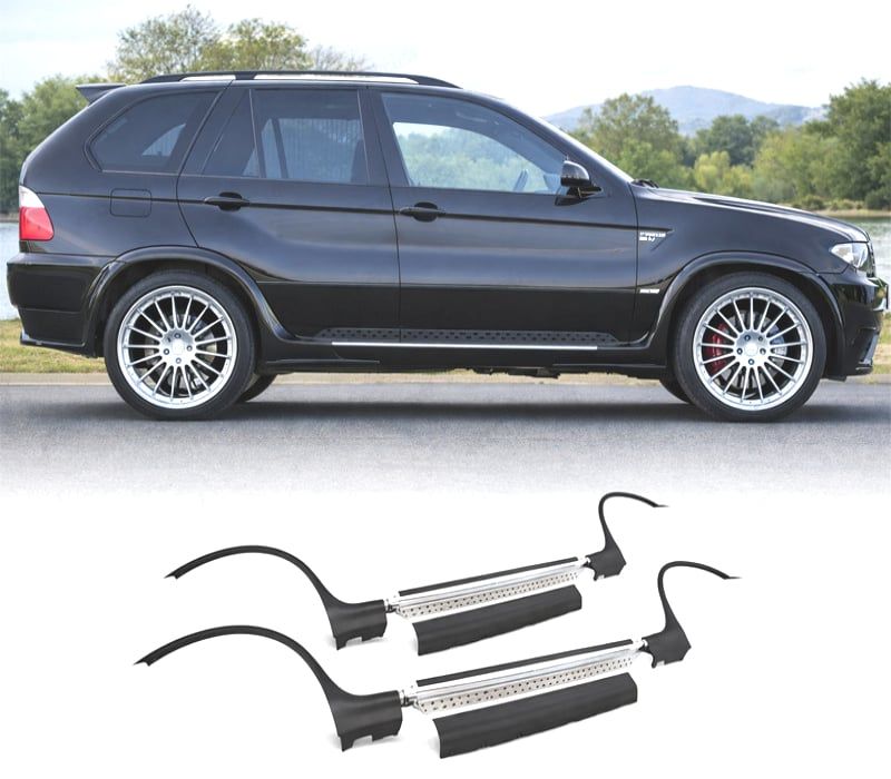 KIT DE ESTRIBOS BMW X5 E53 1999-2007 ALUMINIO
