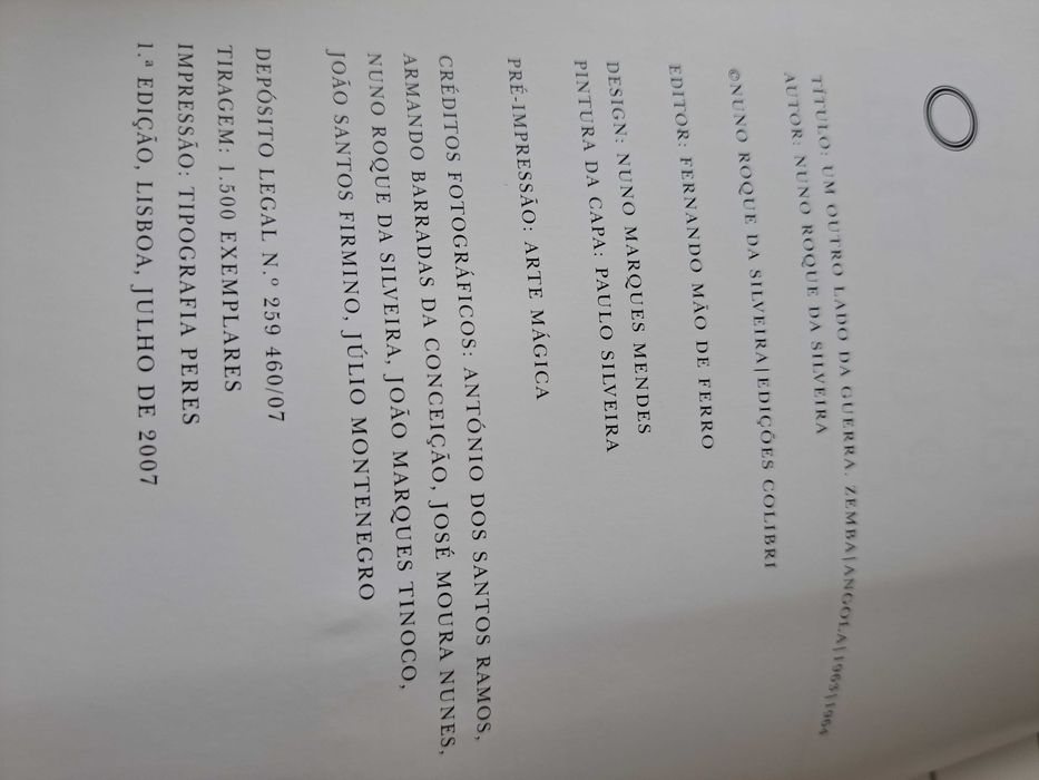 Um outro lado da guerra - Nuno Roque da Silveira