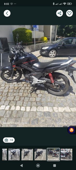 Mota Cb125 f ótimo estado