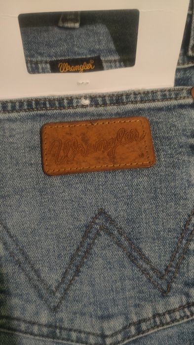 Wrangler Larston Jeansy Niebieskie