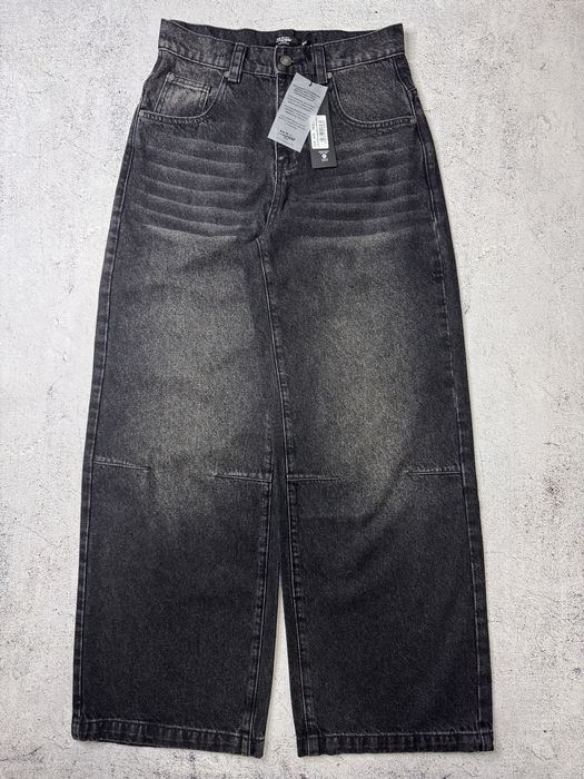 Jaded London Washed Black 26,28,30,32,34,36 Colossus Jeans Чорні